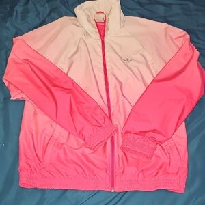Adidas Two-Tone Pink Windbreaker